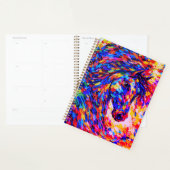 Colorful Abstract Horse Portrait Impasto Planer (Anzeige)