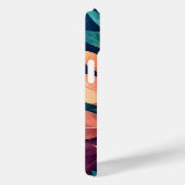 Colorful Abstract Leaves Case-Mate iPhone Hülle (Rückseite / Rechts)