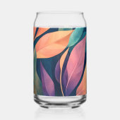 Colorful Abstract Leaves Dosenglas (Rückseite)