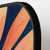 Colorful Abstract Leaves Pickleball Schläger (Linke Seite)