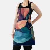 Colorful Abstract Leaves Schürze (InSitu)