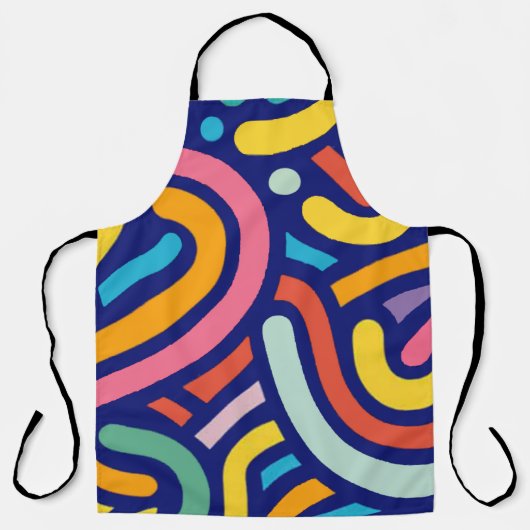 Colorful Abstract Lines  Schürze (Vorderseite)