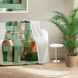 Colorful Abstract Modern Art Pattern Sherpadecke