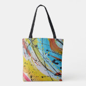 Colorful Abstract Modern Unique Tasche (Rückseite)