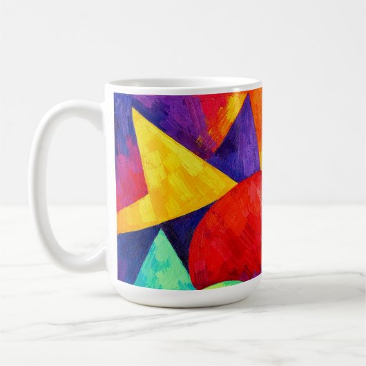 Colorful abstract Mug Kaffeetasse (Links)