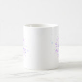 Colorful Abstract Neon Splash Kaffeetasse (Mittel)