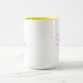 Colorful Abstract Neon Splash Tasse (Zentrum)