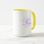 Colorful Abstract Neon Splash Tasse (VorderseiteRechts)