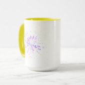 Colorful Abstract Neon Splash Tasse (Vorderseite Links)