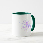 Colorful Abstract Neon Splash Tasse (VorderseiteRechts)