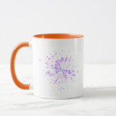 Colorful Abstract Neon Splash Tasse (Links)