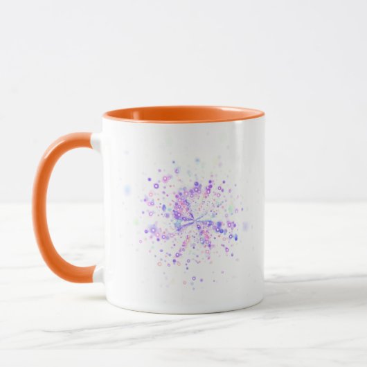 Colorful Abstract Neon Splash Tasse (Links)