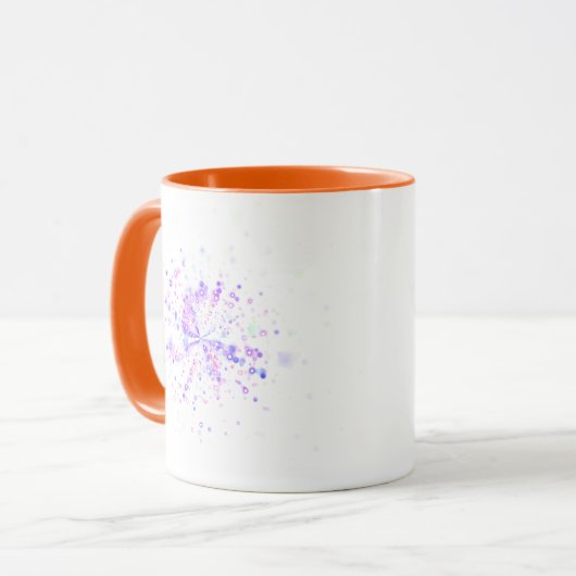 Colorful Abstract Neon Splash Tasse (Vorderseite Links)