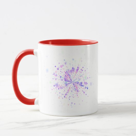Colorful Abstract Neon Splash Tasse (Links)