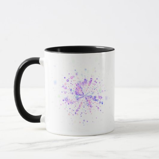 Colorful Abstract Neon Splash Tasse (Links)
