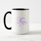 Colorful Abstract Neon Splash Tasse (Links)
