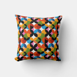 Colorful Abstract Pattern RETRO Mid Century Modern Kissen