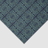 Colorful Abstract Psychedelic Stringy Pointed Art Seidenpapier (Ausschnitt)