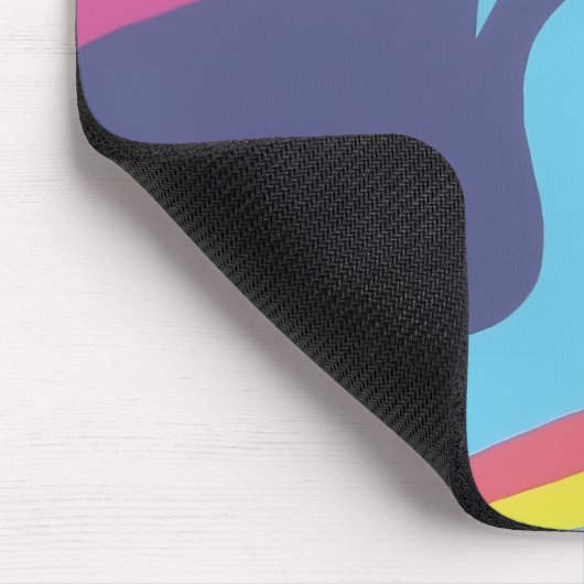 Colorful Abstract Shapes Mousepad (Ecke)