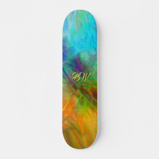 Colorful Abstract Skateboard (Vorne)