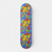 Colorful Abstract Skateboard Deck Art (Vorne)