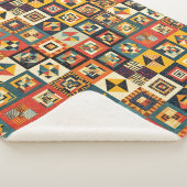 Colorful Abstract Tiled Geometrical Pattern Sherpadecke (3/4)