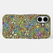 Colorful Abstract Wildflower Garden Case-Mate iPhone Hülle (Rückseite (Horizontal))