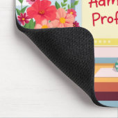 Colorful Admin Appreciation Desk Illustration Mousepad (Ecke)