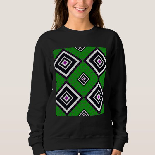 Colorful African Pattern African artwork African H Sweatshirt (Vorderseite)