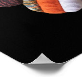 Colorful African Woman Poster (Ecke)