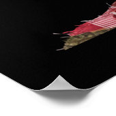 Colorful African Woman Poster (Ecke)