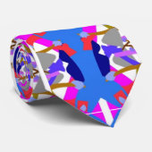 Colorful Afrocentric design pattern Krawatte (Gerollt)