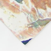 Colorful Agate Crystal Geode Fleece Blanket (Ecke)