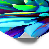 Colorful Agave Pflanze Poster (Ecke)