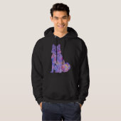 Colorful Akita Hoodie (Vorne ganz)