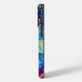 Colorful alcohol ink watercolors background Case-Mate iPhone hülle (Rückseite / Links)