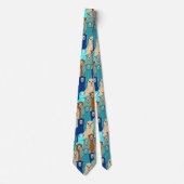 Colorful Alpaca Neck Tie Krawatte (Vorderseite)