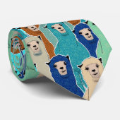 Colorful Alpaca Neck Tie Krawatte (Gerollt)