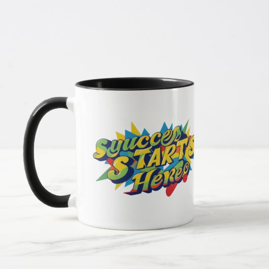 "Colorful Ambition Artwork" Tasse (Links)