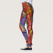 Colorful and Trendy Abstract Pattern Leggings (Links)