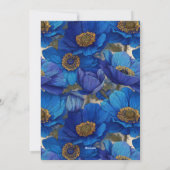 Colorful Anemones Luxury Kids’ Birthday Einladung (Rückseite)