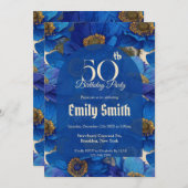 Colorful Anemones Luxury Kids’ Birthday Einladung (Vorne/Hinten)