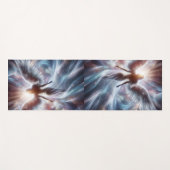 Colorful Angel of Light Yoga Yogamatte (Vorderseite (Horizontal))