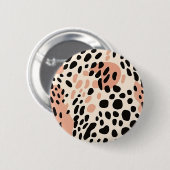 Colorful Animal Print 02 Button (Vorne & Hinten)