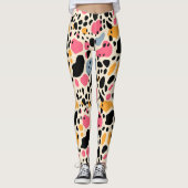 Colorful Animal Print 07 Leggings (Vorderseite)