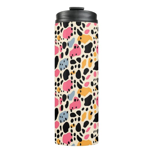 Colorful Animal Print 07 Thermosbecher (Vorderseite)