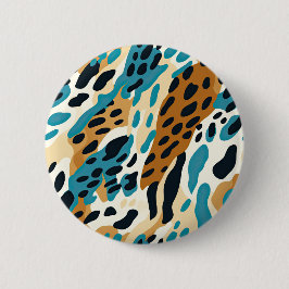 Colorful Animal Print 09 Button