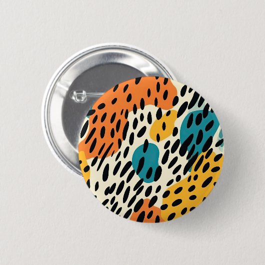 Colorful Animal Print 11 Button (Vorne & Hinten)