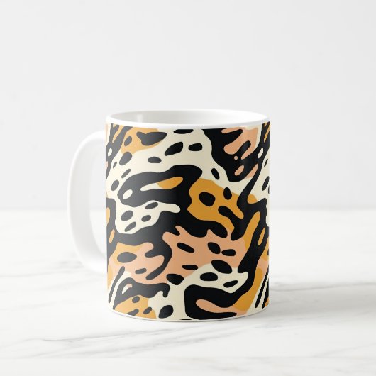 Colorful Animal Print Mug 01 Kaffeetasse (Vorderseite Links)