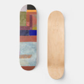 Colorful Architecture (1917) Skateboard (Vorderseite)